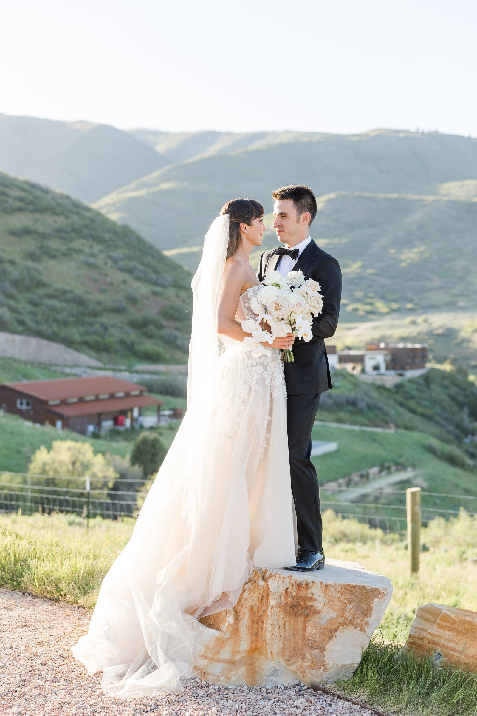 Gabrielle & Tim, photographed by Rachel Lindsey in The High West Distillery, Park City, Utah